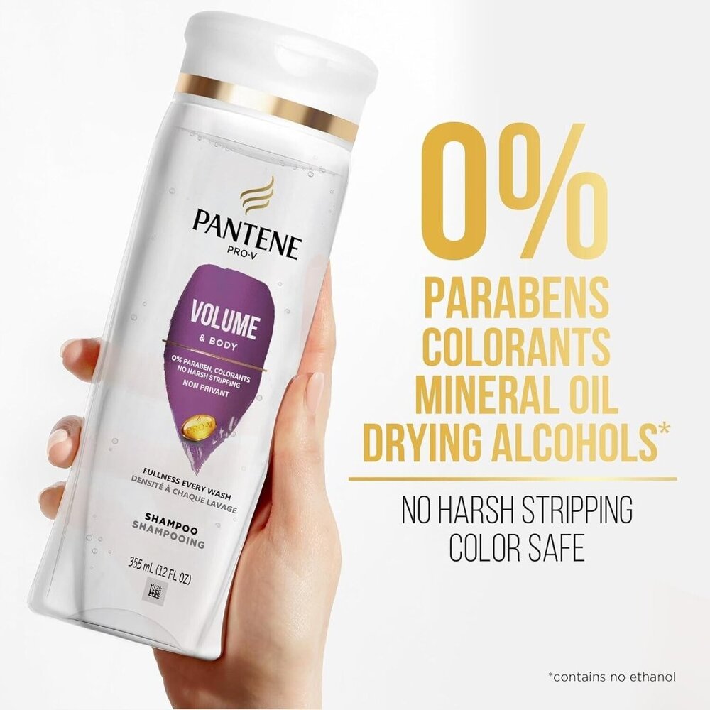 Pantene PRO-V Volume & Body Shampoo, 12.0 oz., 2 - Pack